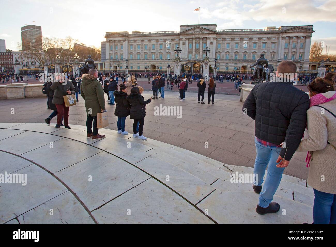 Buckingham Palace di Londra Foto Stock