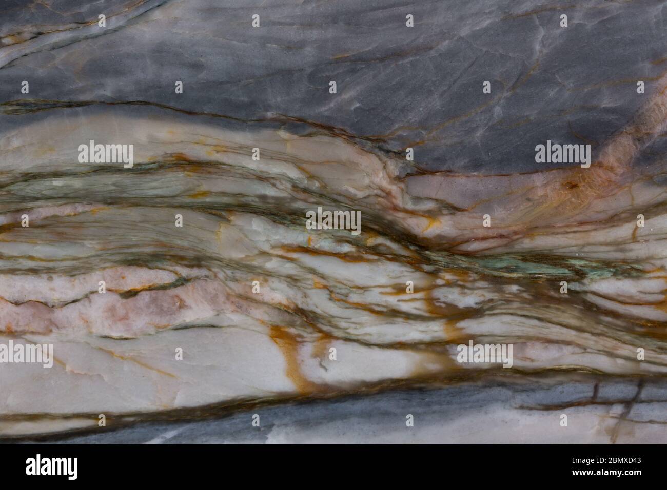 La superficie del marmo con sfumatura marrone. Foto Stock