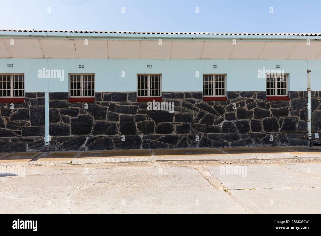 Prigione di Robben Island, Città del Capo Sud Africa Foto Stock