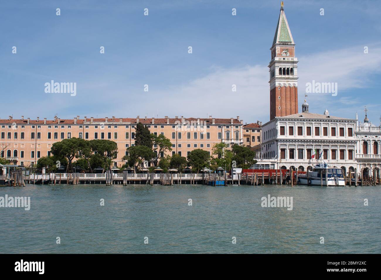 VENEZIA, ITALIA - 08 MAGGIO: Riaperto il Giardino reali di San Marco. Foto Stock
