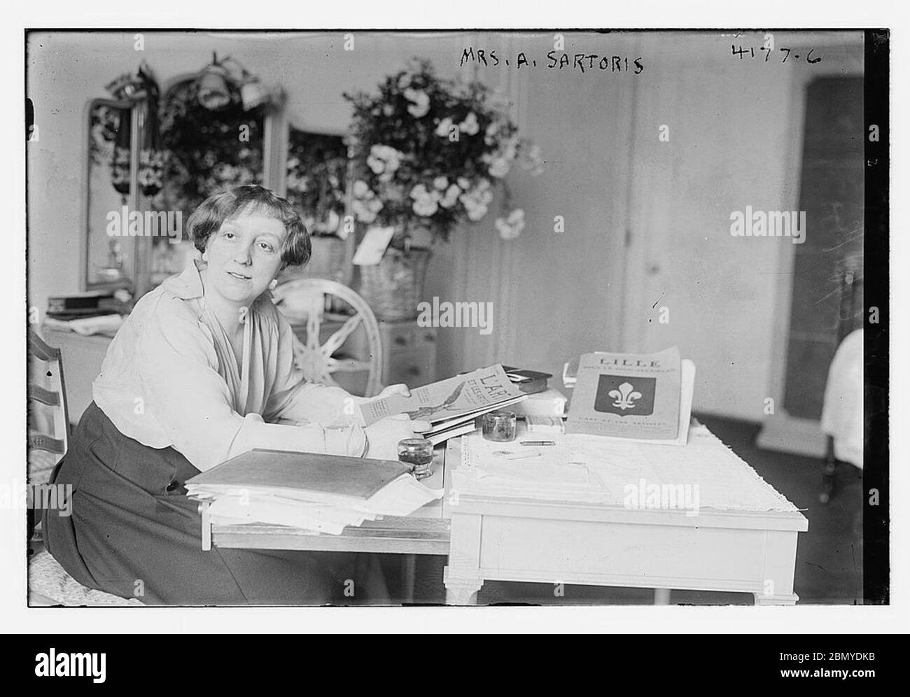 Sig.ra A. Sartoris (LOC) della Biblioteca del Congresso Foto Stock