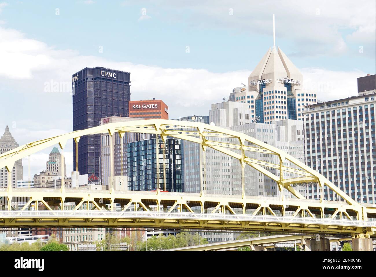 Città di Pittsburgh Bridge Foto Stock