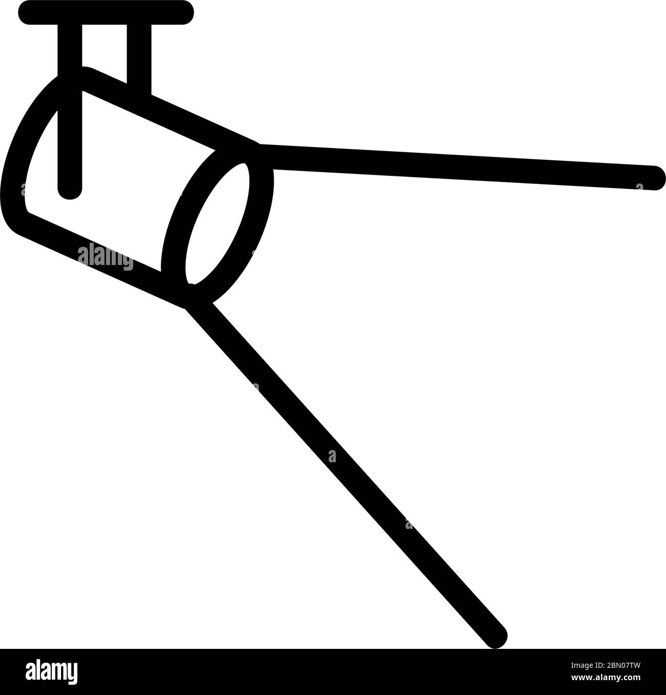 irradia il vettore delle icone dei proiettori Illustrazione Vettoriale