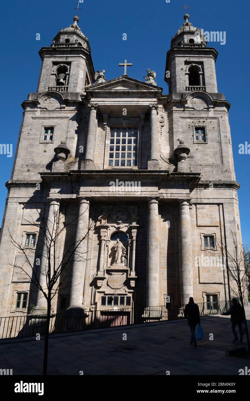 Convento di San Francisco del Valle de Dios a Santiago de Compostela, Galizia, Spagna, Europa Foto Stock