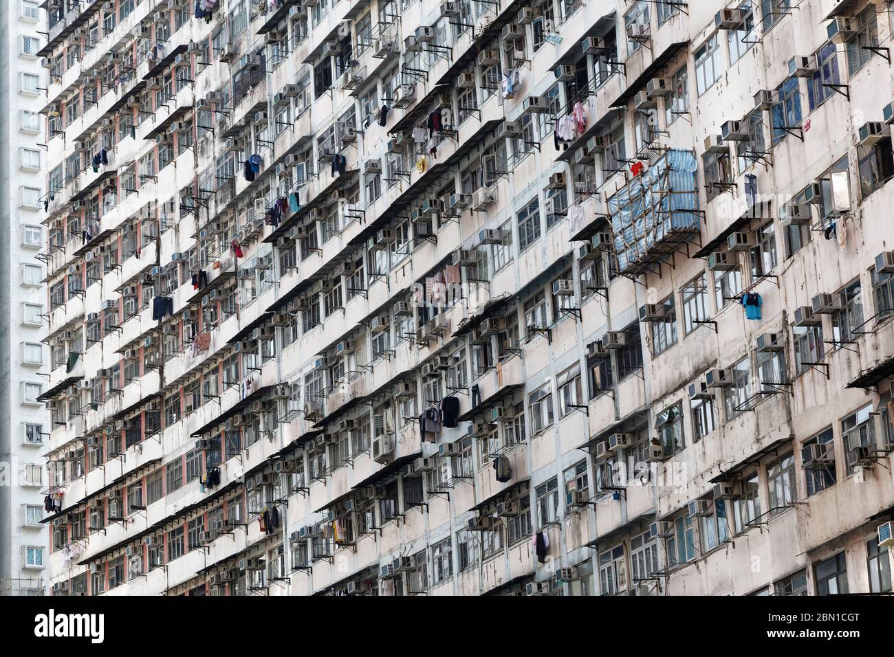 Carry Bay 'Monster Building' Hong Kong Foto Stock