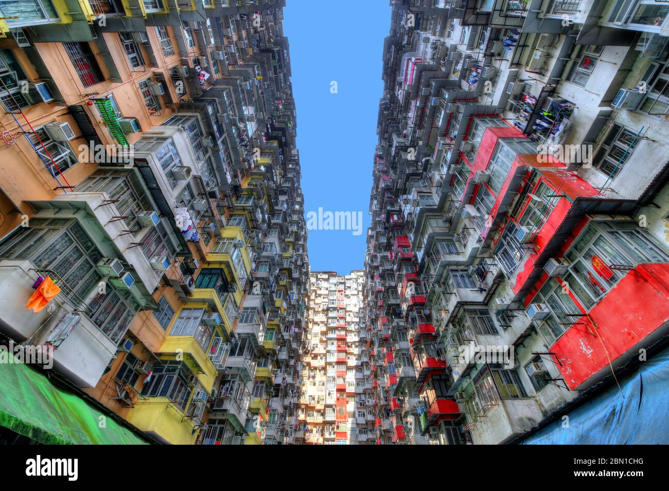 Carry Bay 'Monster Building' Hong Kong Foto Stock