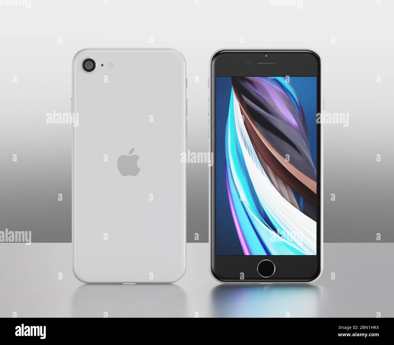 VERONA, ITALIA - 01 MAGGIO 2020: Apple iPhone se 2 o 2020. L'ultimo modello di iPhone Apple Mobile. Editoriale illustrativo. Foto Stock