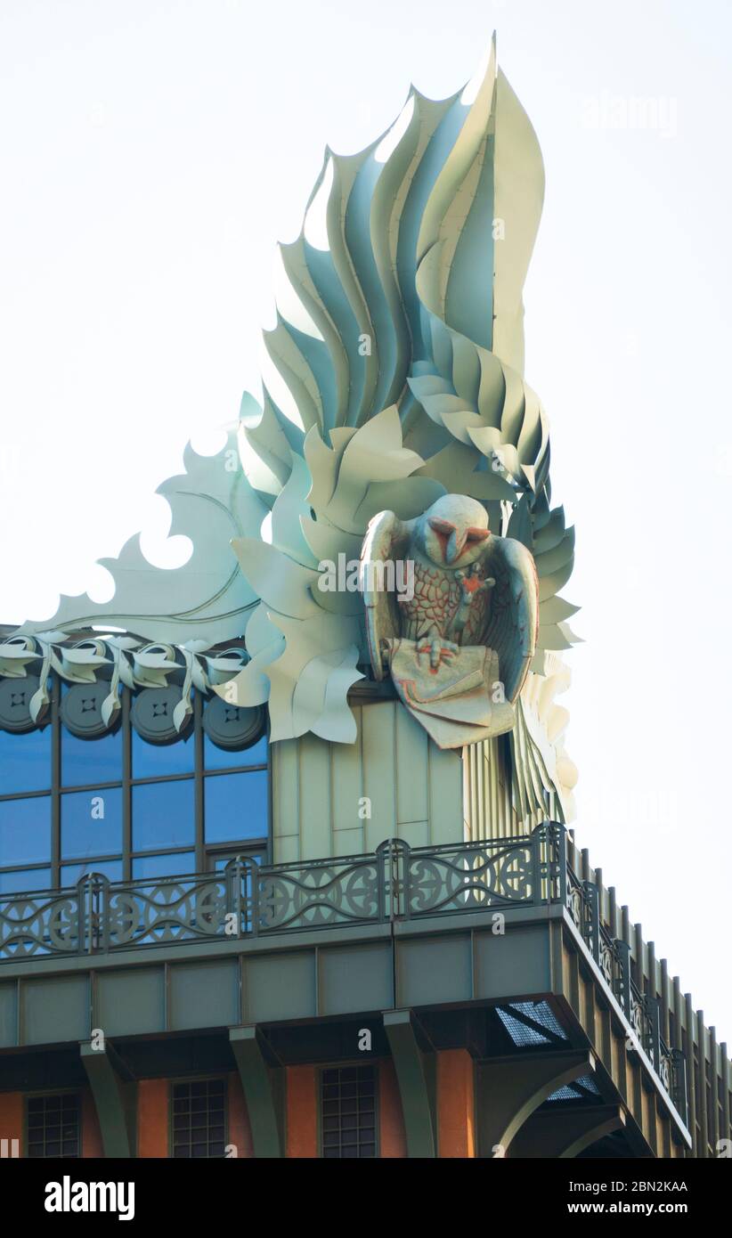 Harold Washington biblioteca centro Chicago Illinois Foto Stock