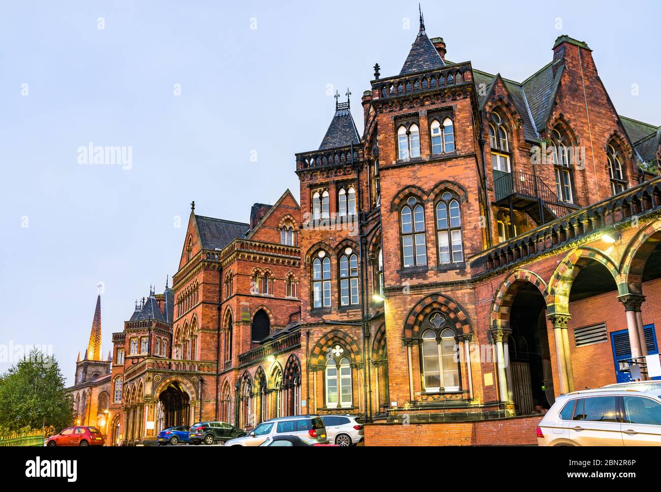 Leeds General Infirmary, un edificio storico in Inghilterra Foto Stock