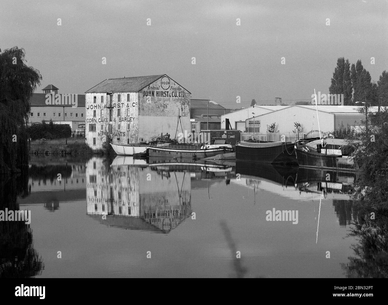 Il fiume calder a Wakefield, Yorkshire occidentale, inghilterra settentrionale Foto Stock