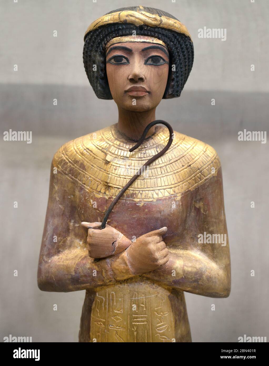 Ushabti del faraone Tutankhamon Foto Stock