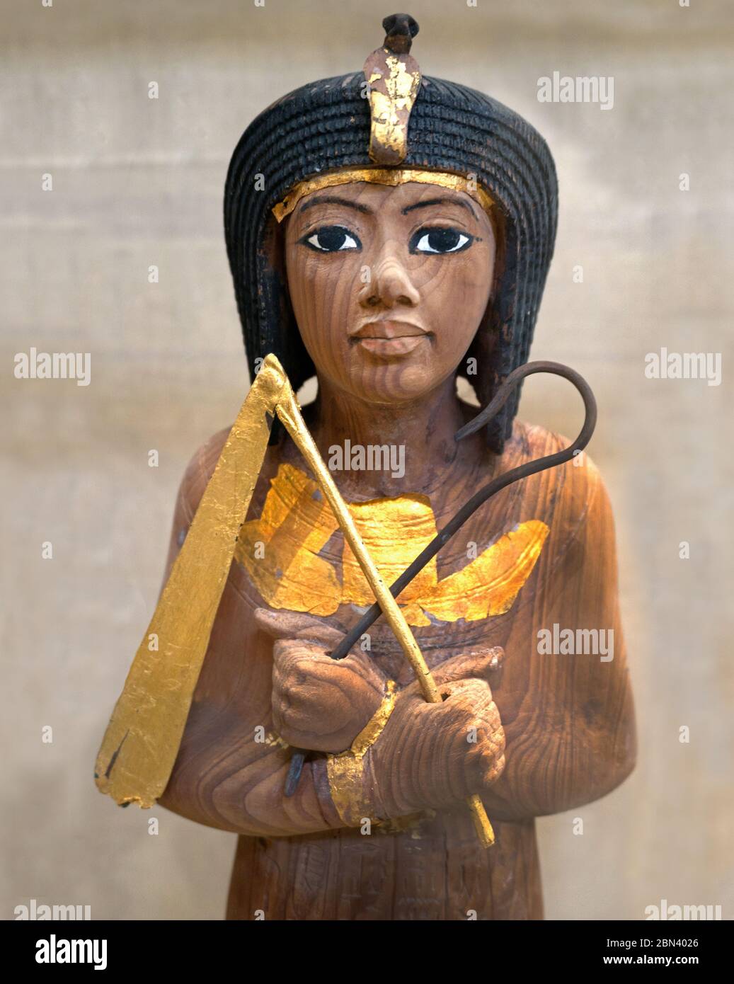 Ushabti del faraone Tutankhamon Foto Stock