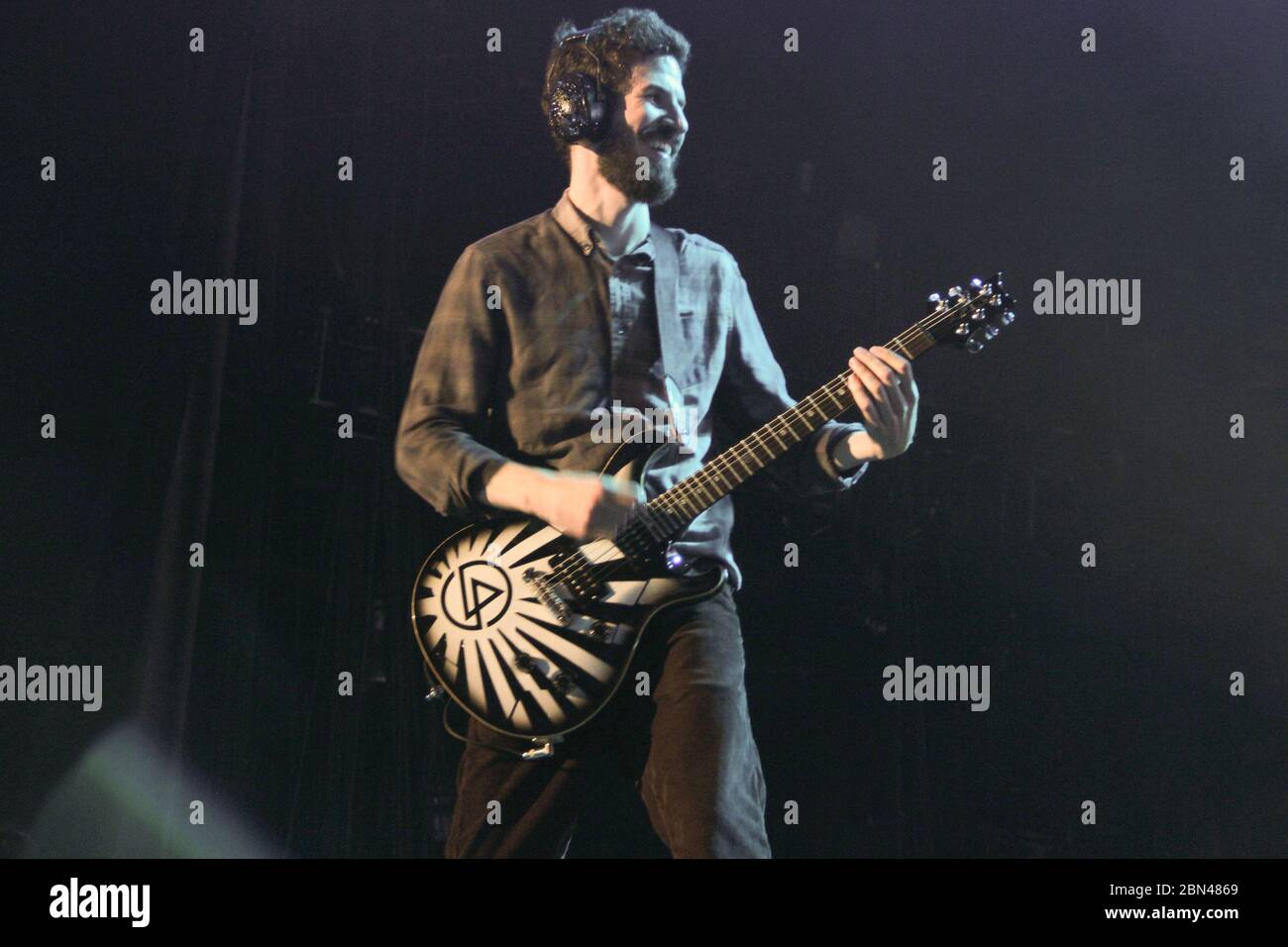 RIO DE JANEIRO, 08.10.2012: Il Parco Linkin si esibisce presso la Sala Citibank di Rio de Janeiro (Néstor J. Beremblum / Alamy News) Foto Stock