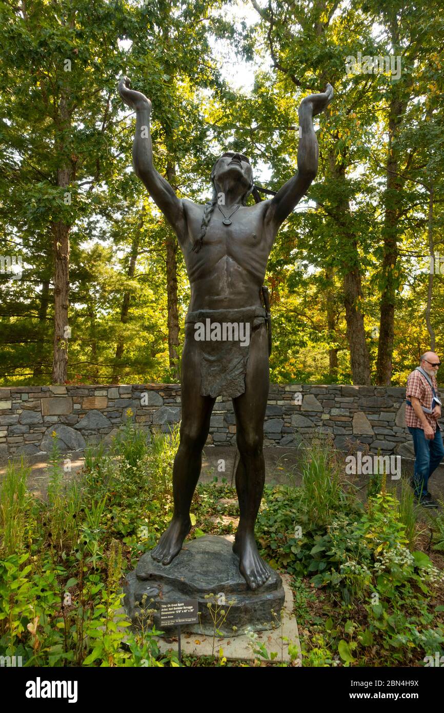 Giardini botanici di Asheville, North Carolina Foto Stock