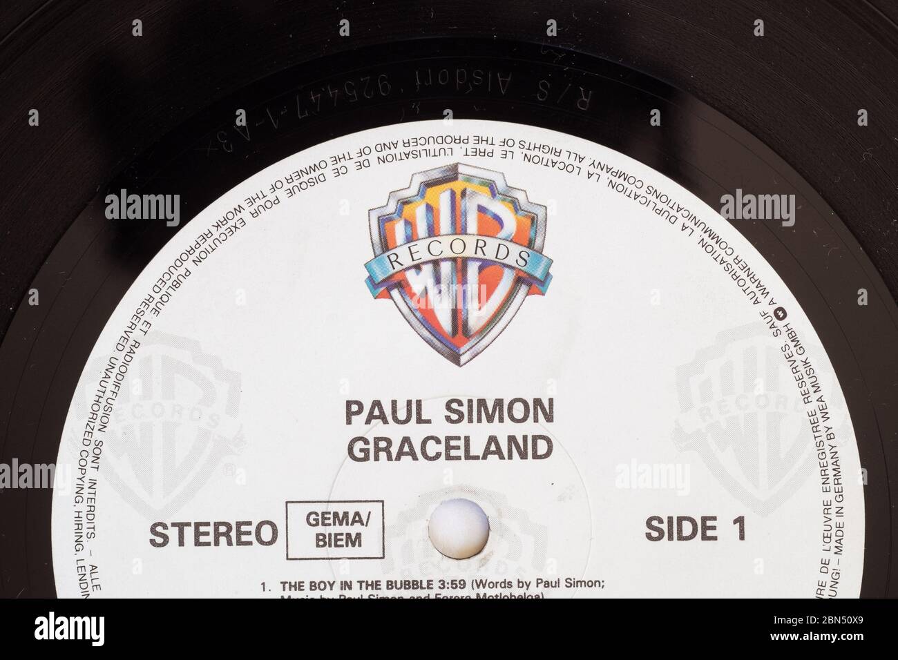 Paul Simon Graceland Foto Stock
