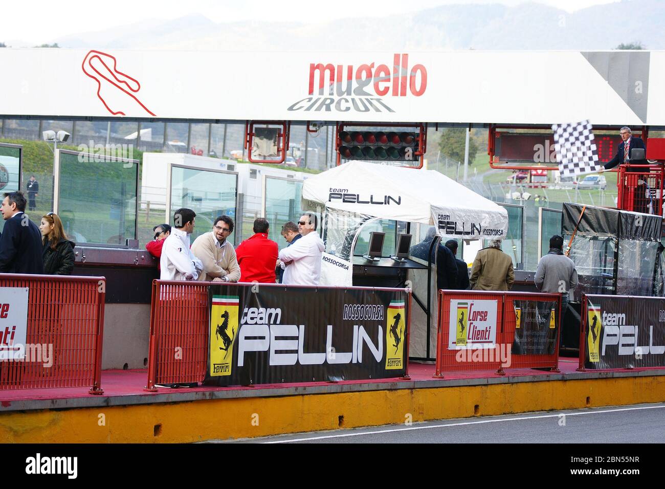 Mugello, Italia. 9 novembre 2008. Mugello, Italia - 08 novembre 2008: Ferrari World Finals con Scuderia Ferrari, Ferrari Corse Clienti, Ferrari Challenge, Historic Challenge, F1 Clienti, Serie FXX, GT Cars, Motorsport, Racing Days, Challenge Cup Credit: dpa/Alamy Live News Foto Stock