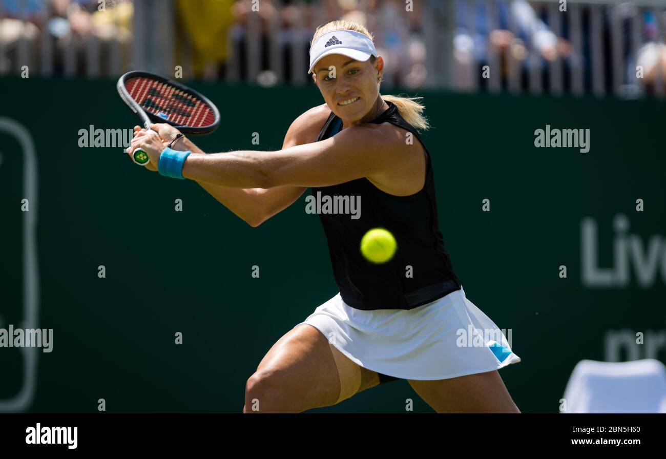 Angelique Curber di Germania in azione durante la finale del torneo di tennis Nature Valley International WTA Premier 2019 Foto Stock