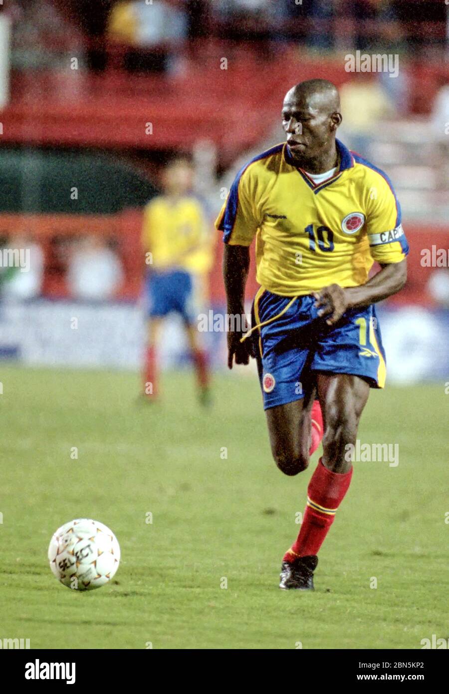 Photo de presse vintage Football Newcastle Asprilla 1996 FT 189