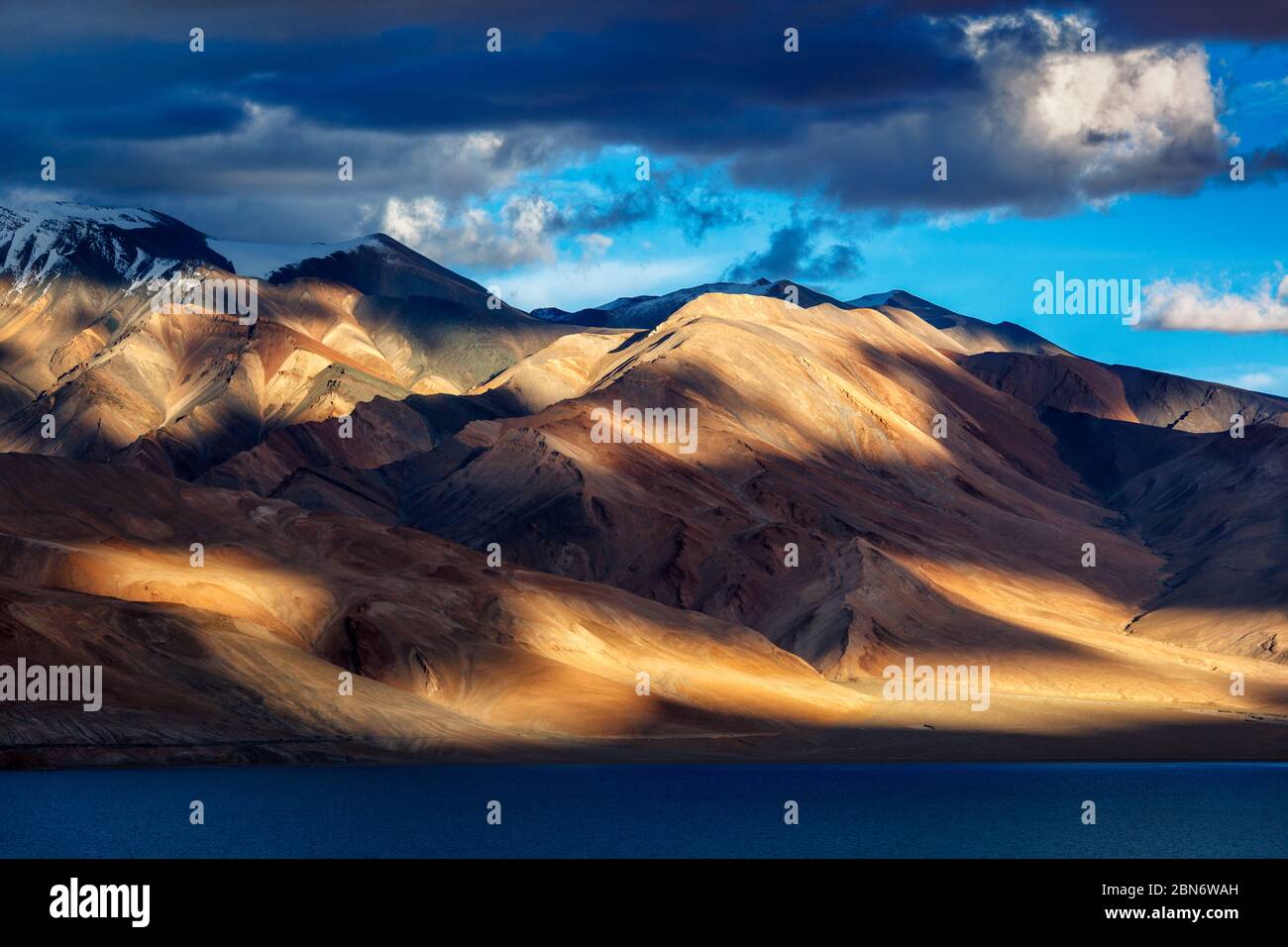 La funzionalità TSO Moriri, Ladakh Foto Stock