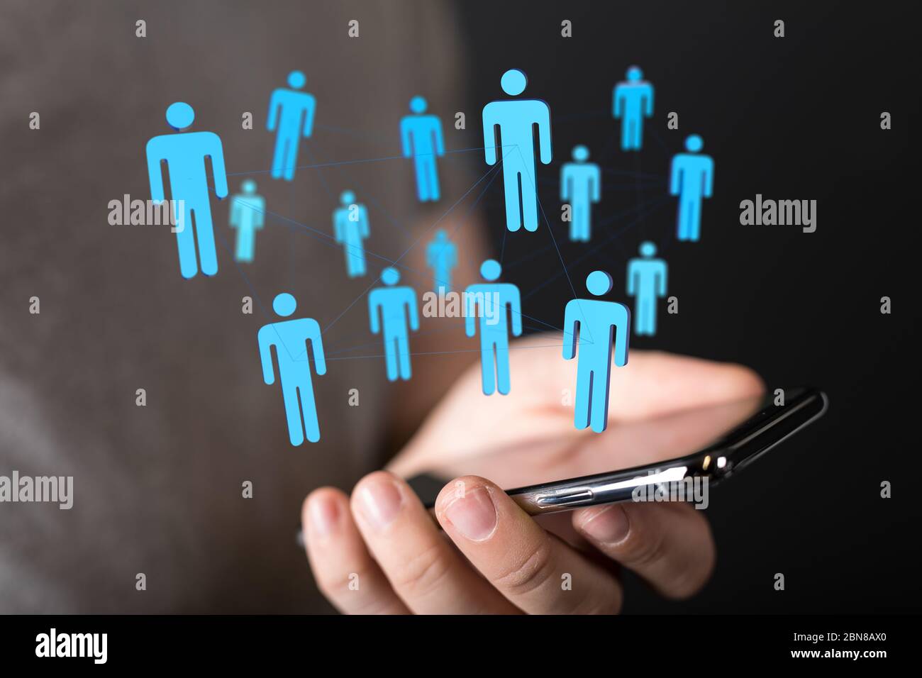 Pila di mani che mostrano l'unità e il lavoro di squadra 3d Foto Stock