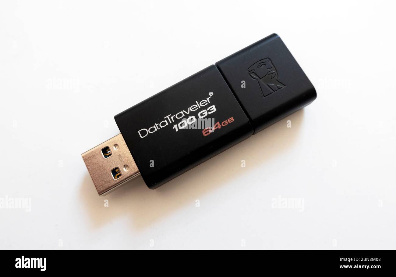 Unità flash DataTraveler 100 G3 Foto Stock