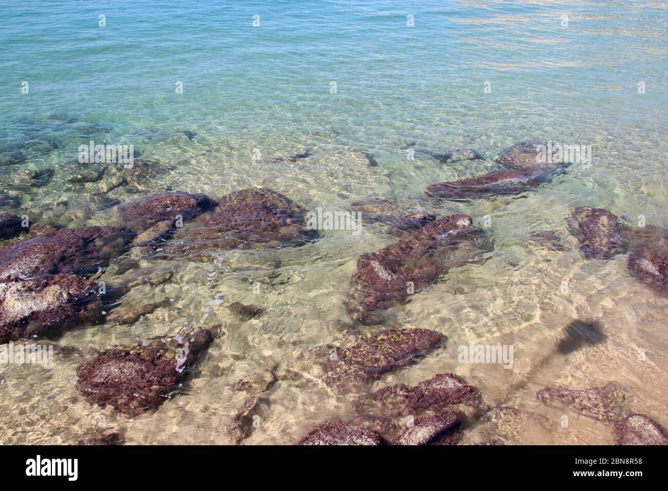 baia di rinella a kalkara a malta Foto Stock