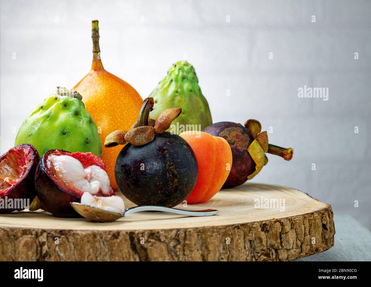 Frutta asiatica esotica Foto Stock