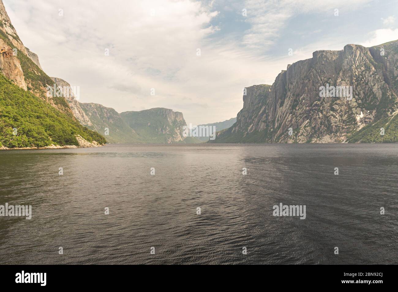 Western Brook Pond,Parco Nazionale Gros Morne,Terranova Foto Stock