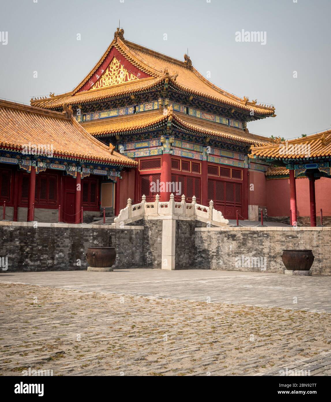 Solon Tower, porta dell'armonia Suprema, Città Proibita, Pechino Foto Stock