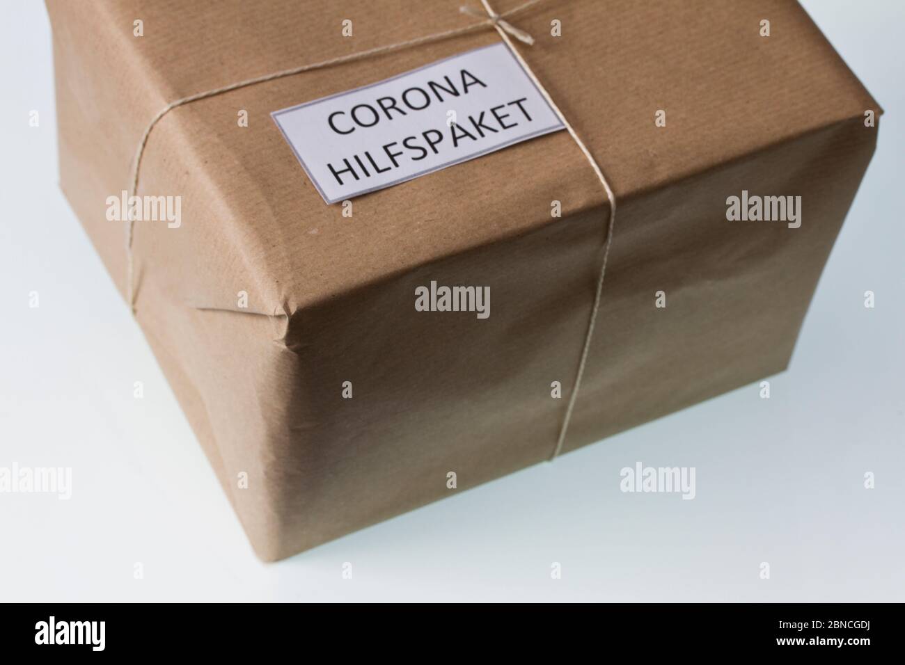 Corona Hilfspaket Foto Stock