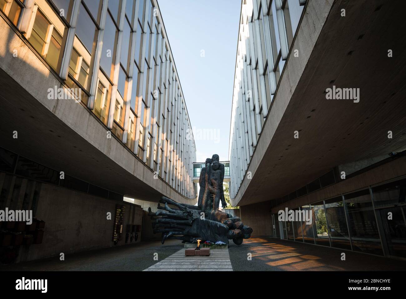 BANSKA BYSTRICA, SLOVACCHIA - Apr 18, 2020: Museo dell'insursione nazionale slovacca a Banska Bystrica, Slovacchia. Foto Stock