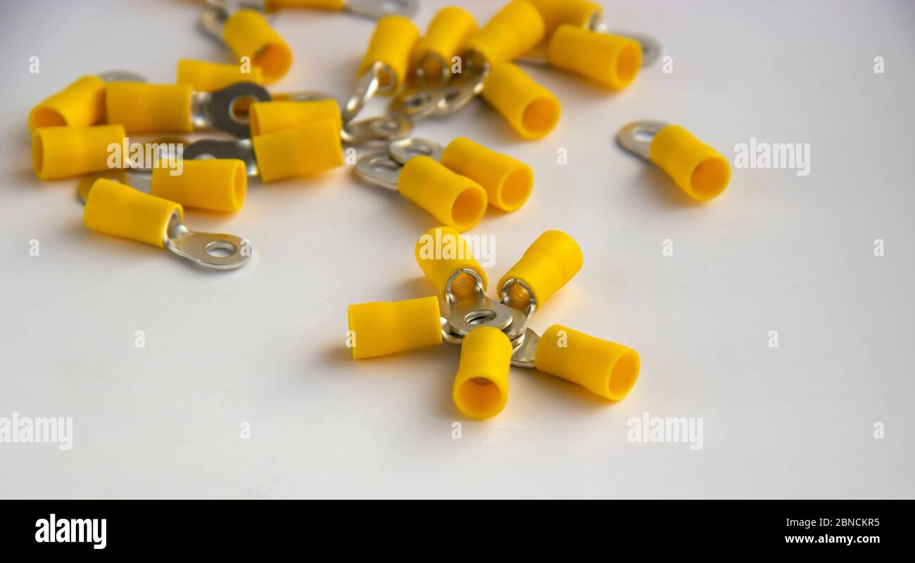 Connettori A Crimpatura Blu Connettore A Anello Isolato Blu Per Cavi Elettrici Terminale D 507236 - Foto 4