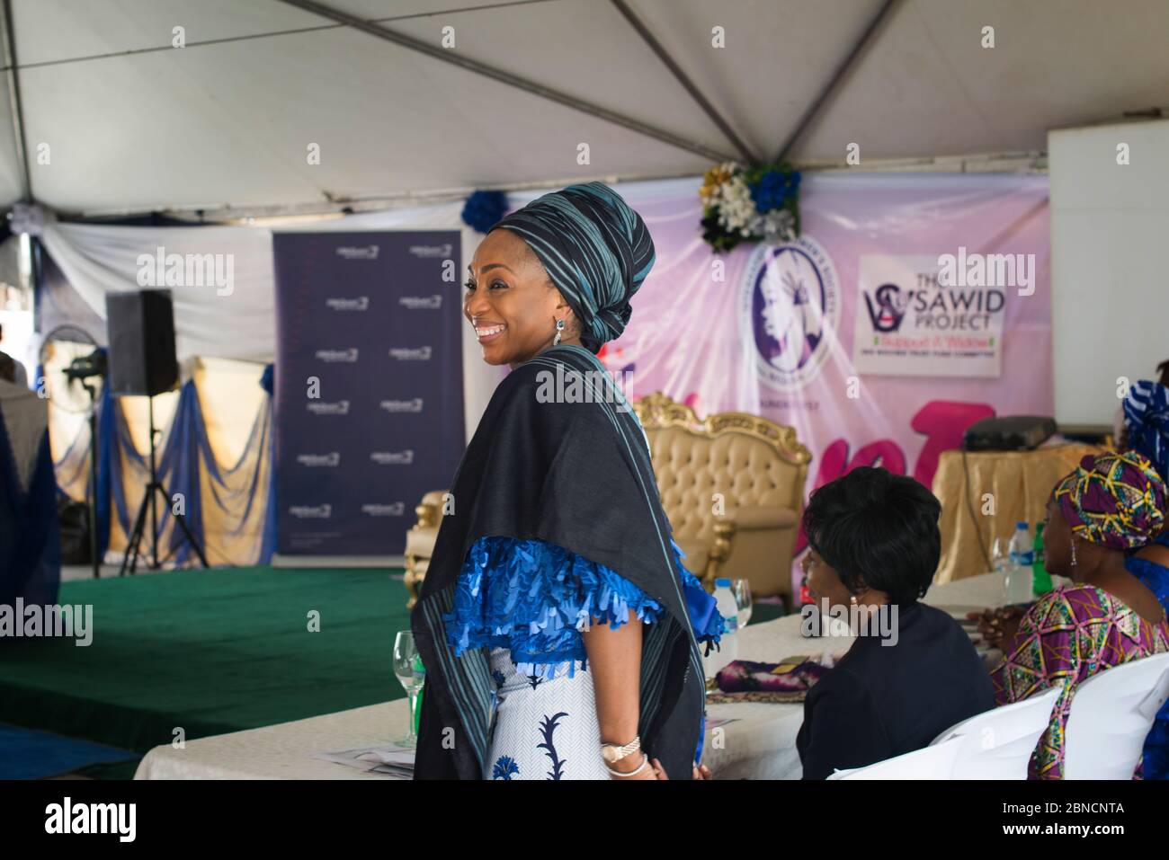 NIGERIA LAGOS DONNE CONGRES SOGGETTO VEDOVA IN AFRICA Foto Stock