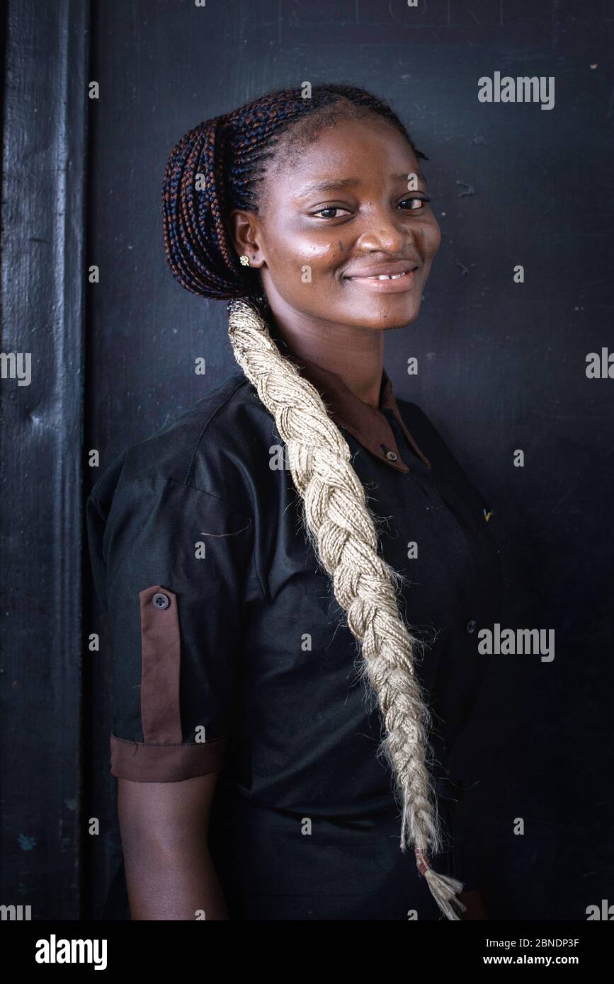 Nigeria, stile di vita, ritratto, bellezza del deserto Foto Stock