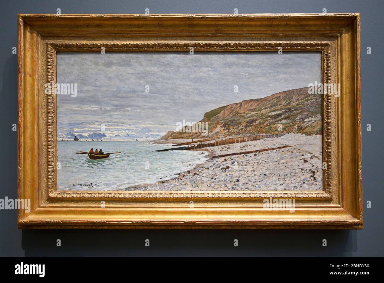 La Pointe de la Hève, Sainte-Adresse di Claude Monet Foto Stock