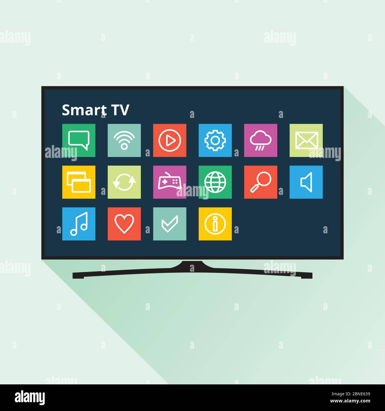 Smart tv in vector immagini e fotografie stock ad alta risoluzione - Alamy