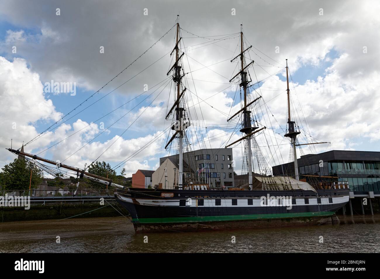 Nave carestia Dunbrody, New Ross, County Wexford, Eire, Repubblica irlandese Foto Stock