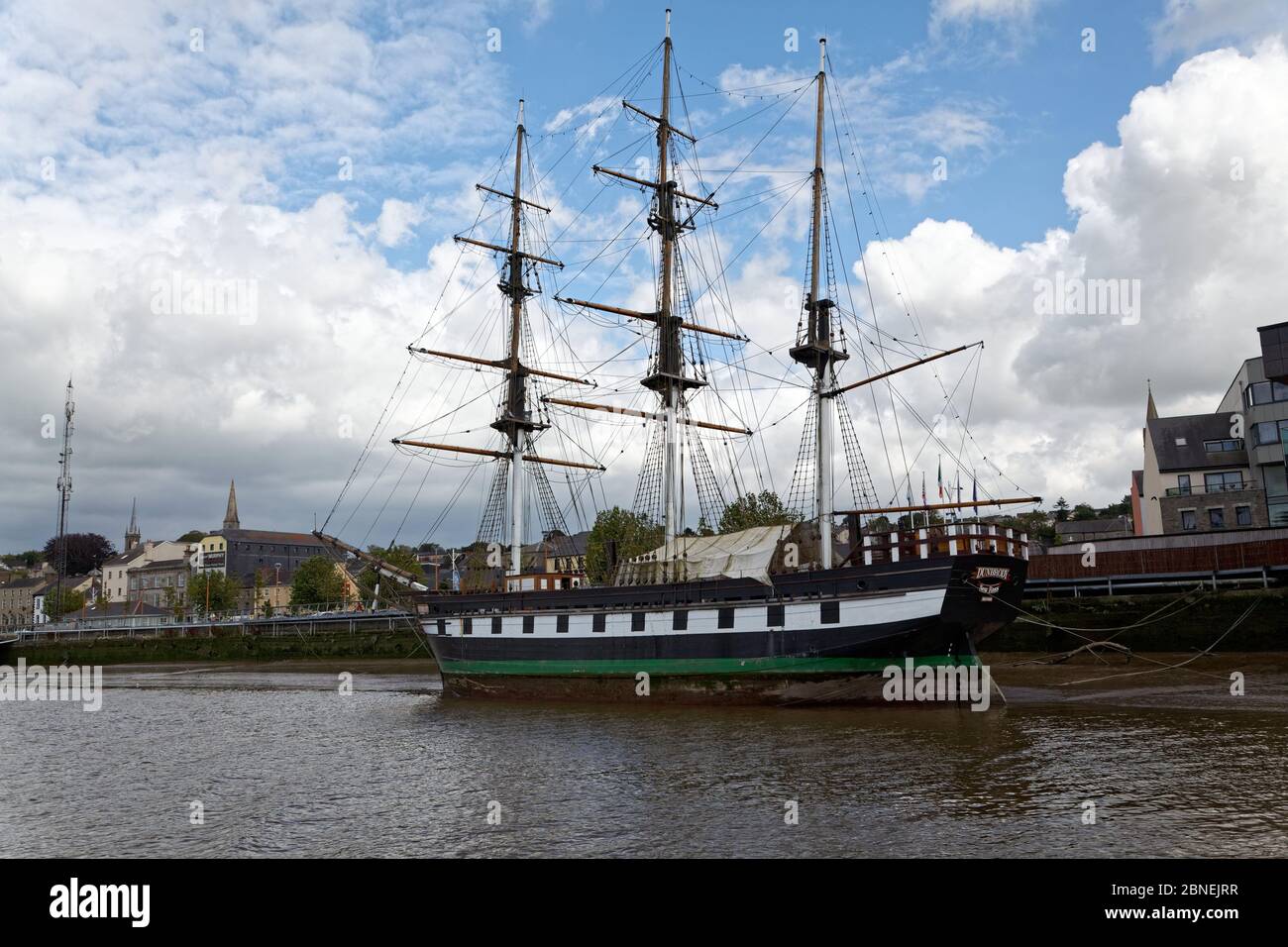 Nave carestia Dunbrody, New Ross, County Wexford, Eire, Repubblica irlandese Foto Stock