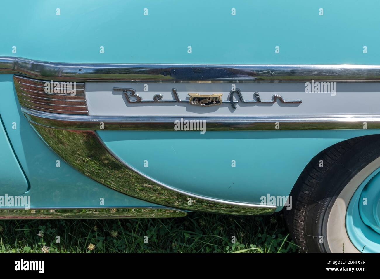 1954 Chevy Bel Air (convertibile) Foto Stock
