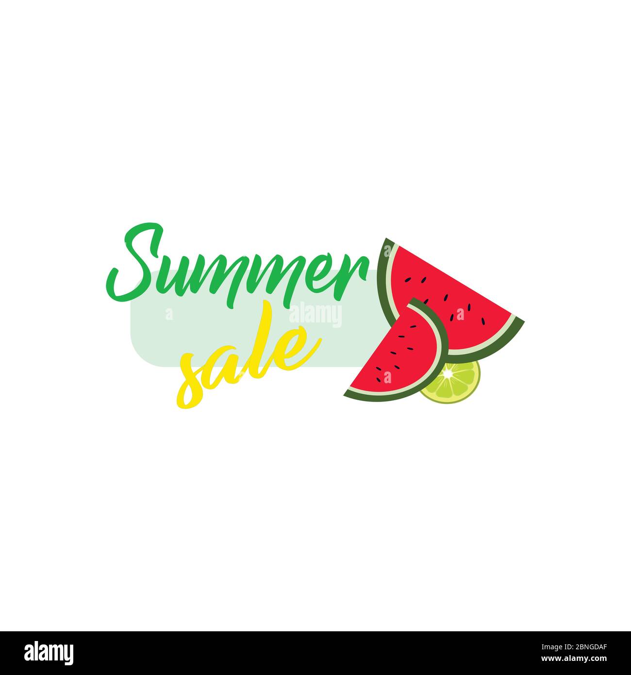 Giorno dello shopping - Grande estate Vendita modello vettoriale Illustrazione Vettoriale