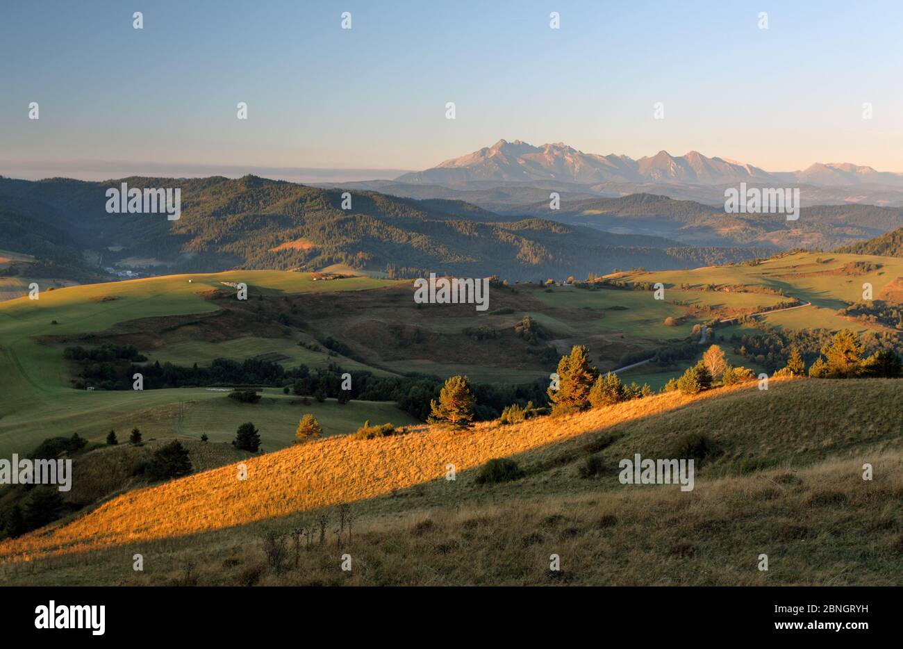 Pieniny e Tatra in Slovacchia Foto Stock