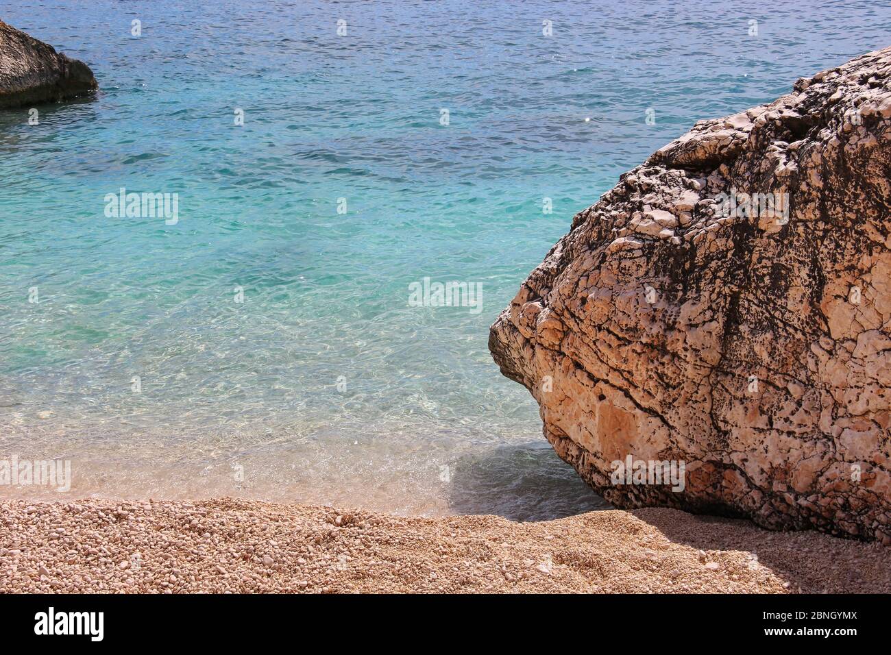 Paradiso di Cala Mariolu, Golfo di Orosei, Sardegna. Foto Stock