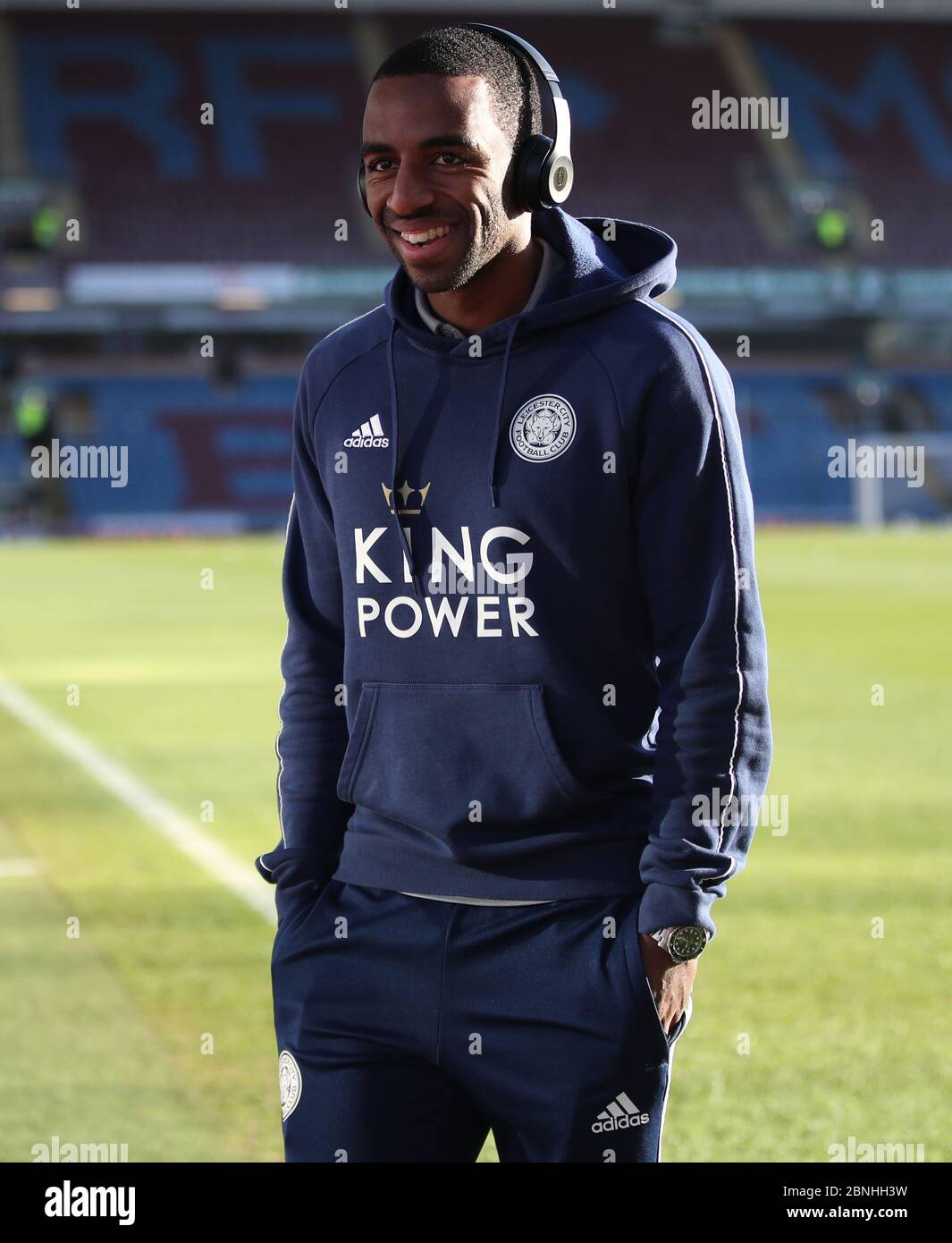 Ricardo Pereira di Leicester City prima della partita della Premier League a Turf Moor, Burnley. Foto Stock