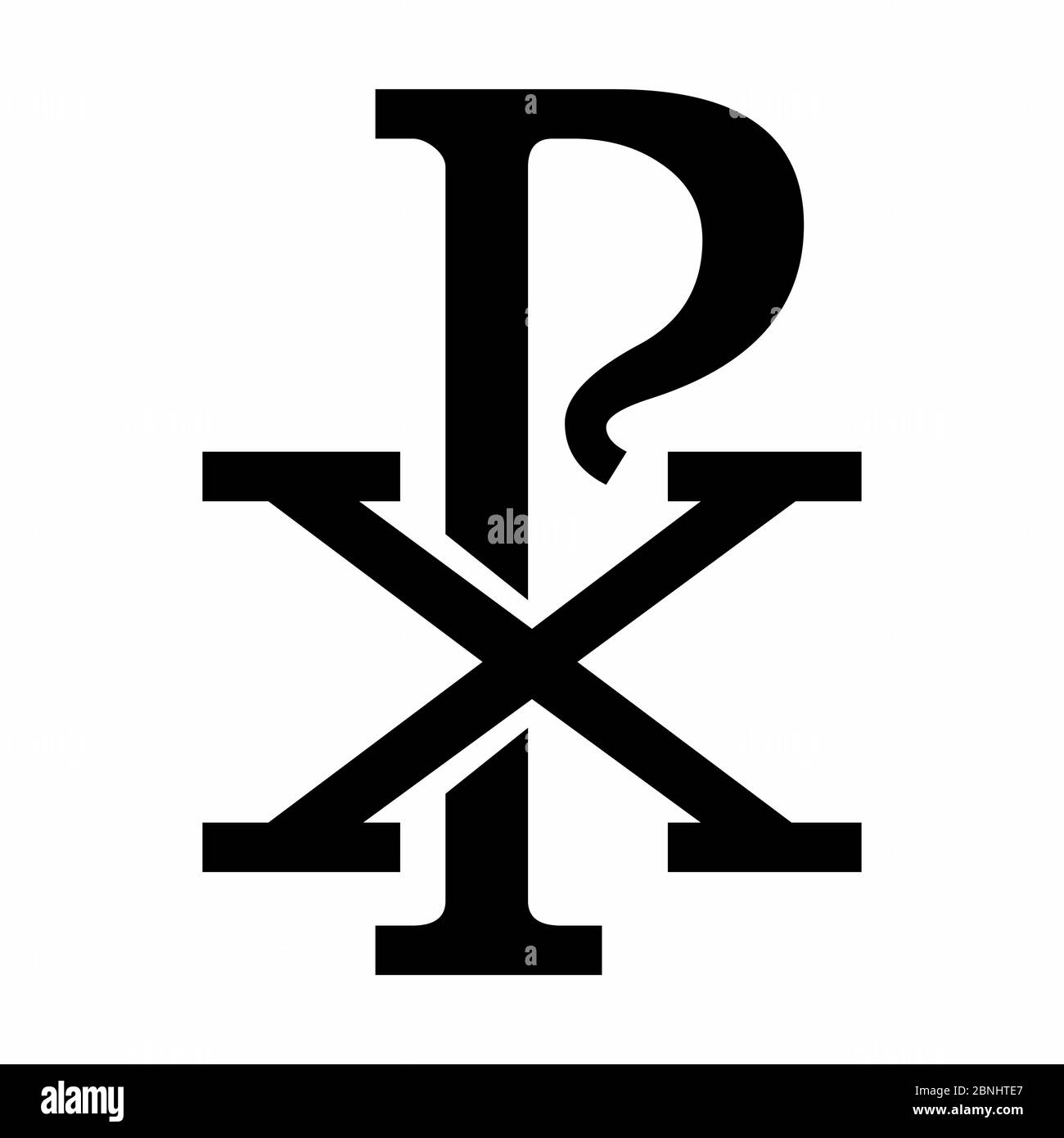 Chi Rho simbolo Illustrazione Vettoriale