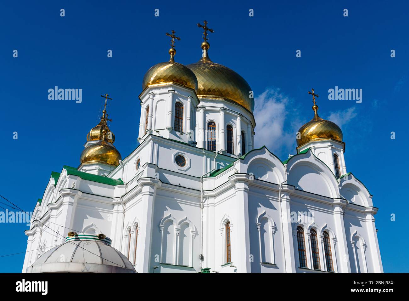 Cattedrale della Natività dei Theotokos a Rostov-on-Don, Rostov Oblast, Russia, Eurasia Foto Stock