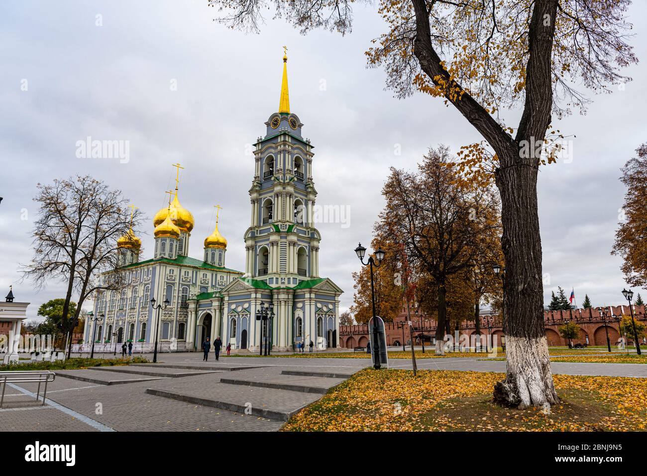 Cattedrale di tutti i Santi nel Cremlino di Tula, Tula Oblast, Russia, Eurasia Foto Stock
