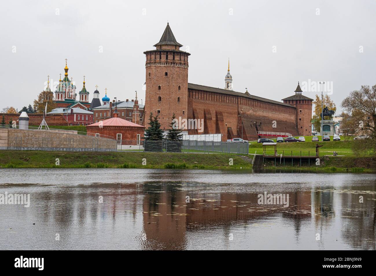 Il vecchio Cremlino di Kolomna, Mosca Oblast, Russia, Eurasia Foto Stock