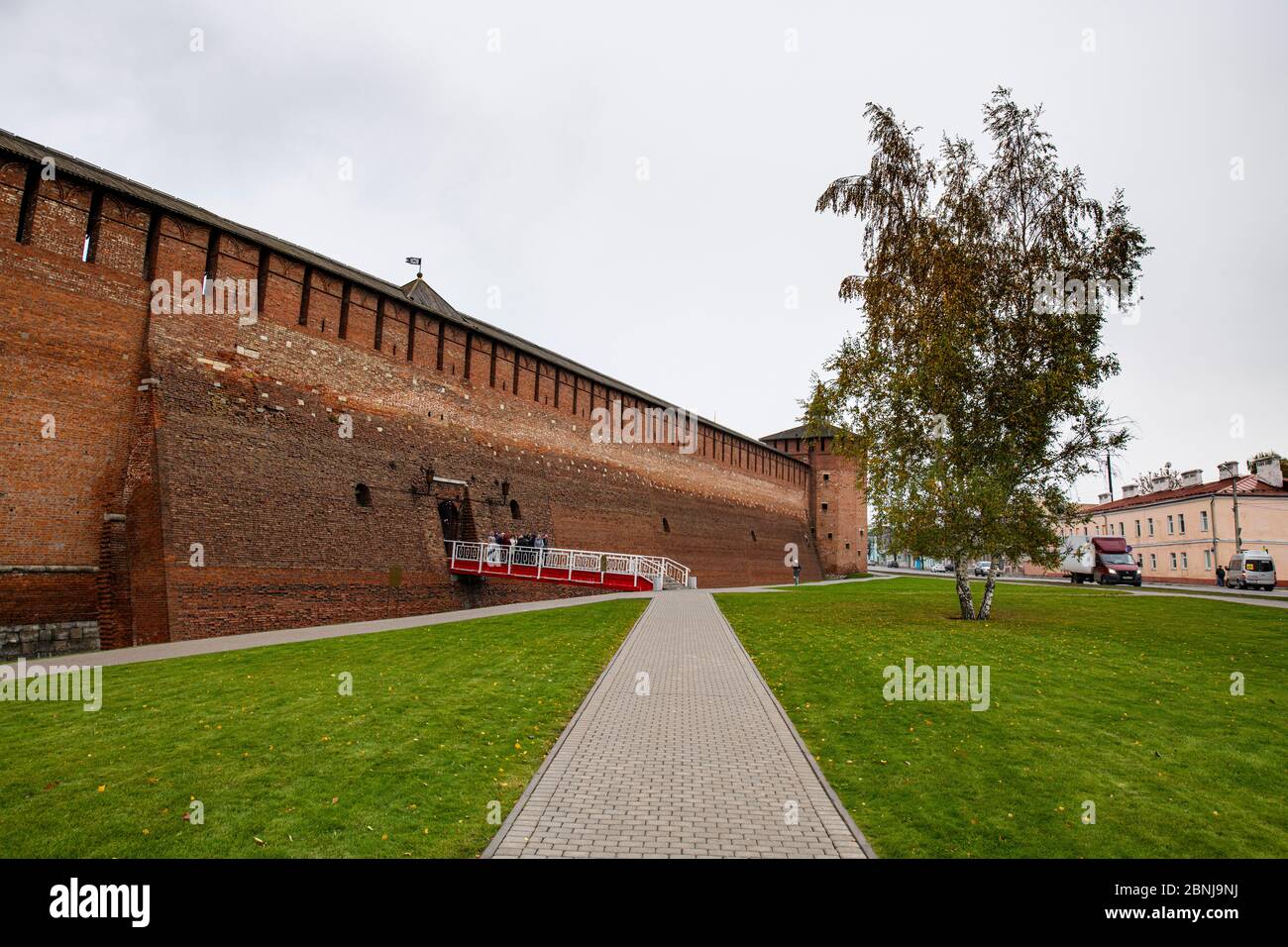 Il vecchio Cremlino di Kolomna, Mosca Oblast, Russia, Eurasia Foto Stock