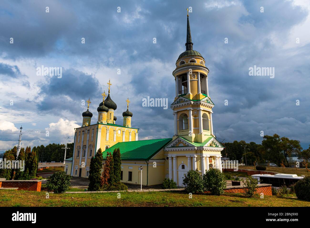 Uspenskaya Admiralteyskaya Chiesa di Tserkov, Voronezh, Voronezh Oblast, Russia, Eurasia Foto Stock