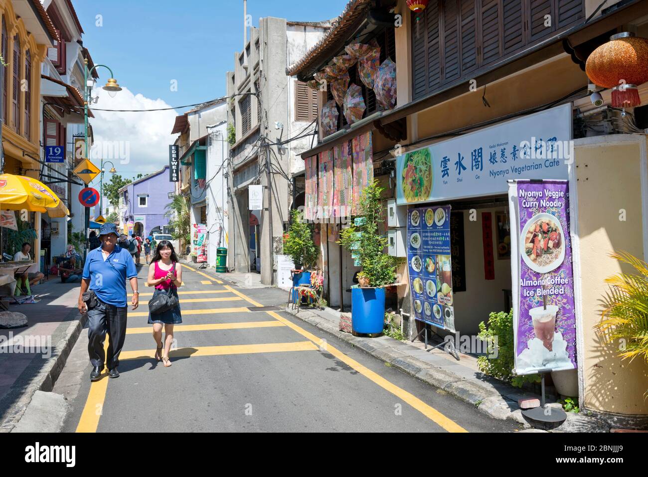 Malesia, Malaisie, île, Insel, isola, Penang, Malacca, ville, Città, George Town, vielle ville, Altstadt, Old City Foto Stock